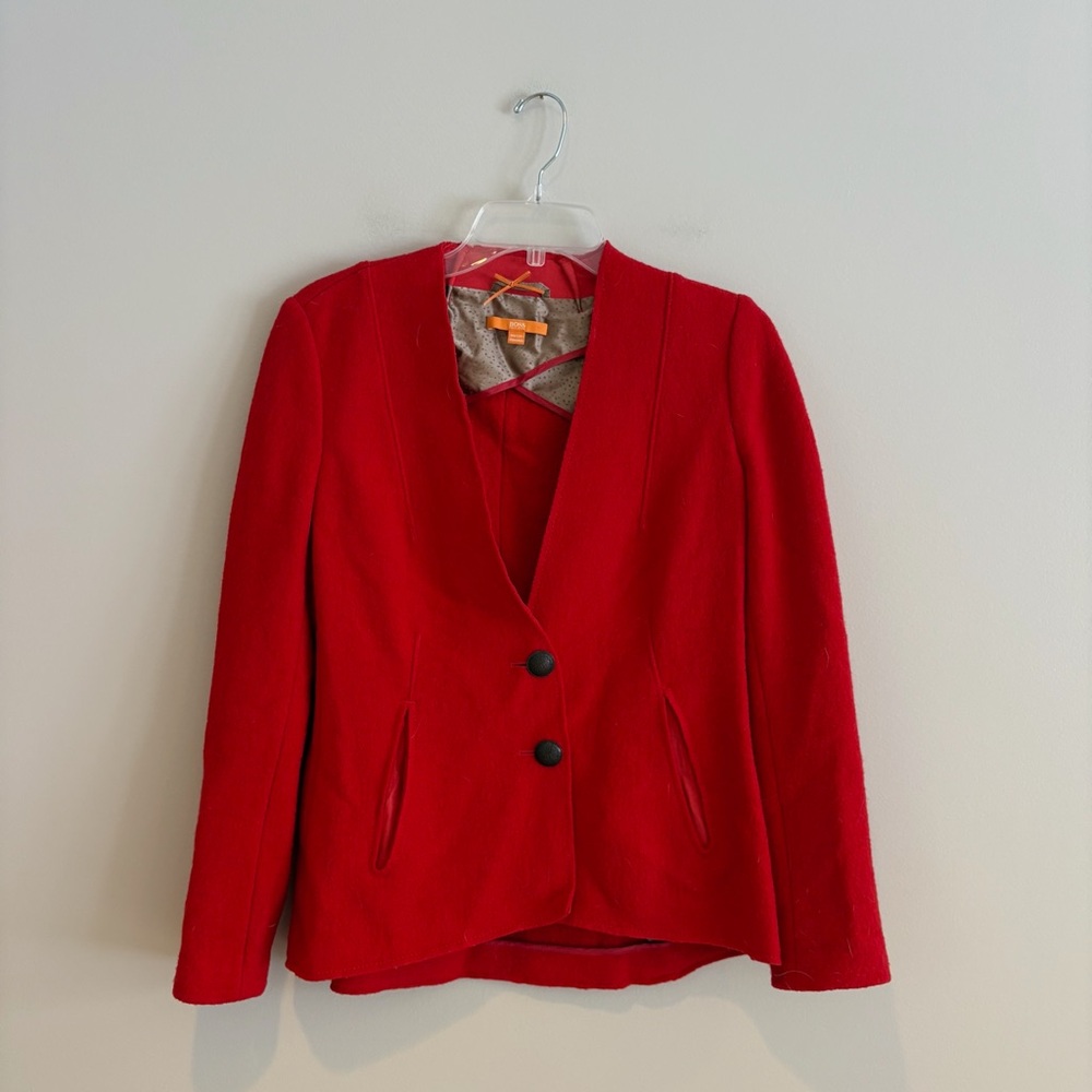 Boss Vibrant Red Women's Blazer
